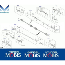 43-496 DRIVE SHAFT REAR FOR HYUNDAI STARIA 2021-25